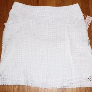 NANETTE LEPORE IVORY/IGLOO SKIRT
